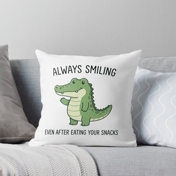 Item preview, Always Smiling Even After Eating Your Snacks Funny Crocodile designed and sold by Owcomm.