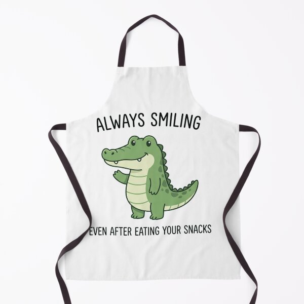 Item preview, Always Smiling Even After Eating Your Snacks Funny Crocodile designed and sold by Owcomm.