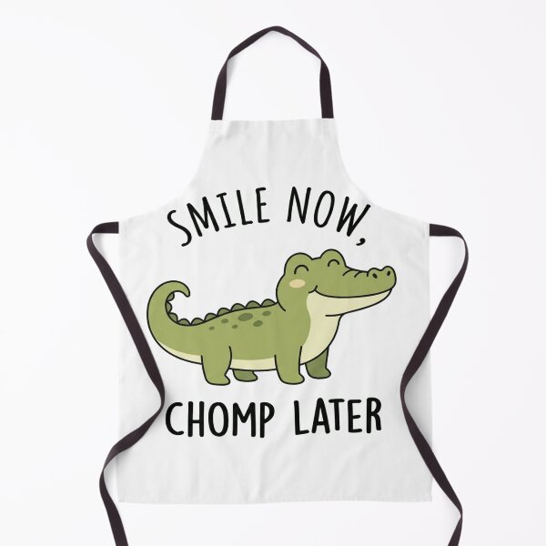 Item preview, Smile Now Chomp Later Funny Alligator Cute Crocodile Humor designed and sold by Owcomm.