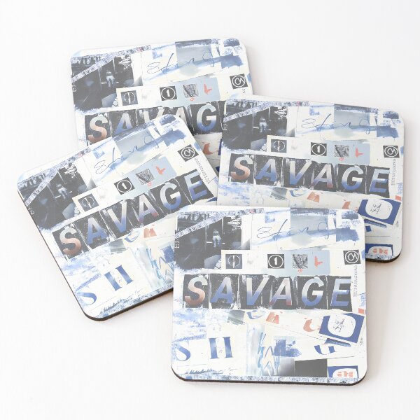 Item preview, Savage Vintage Grunge Collage Typography Collection Design designed and sold by ART ATTACK ZONE.