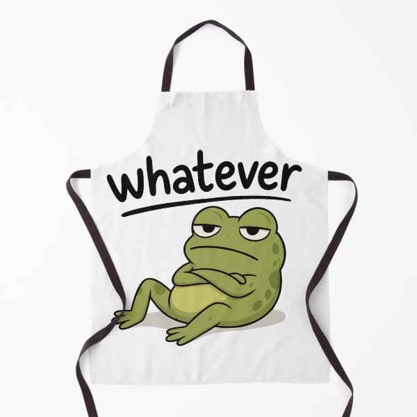 Item preview, Whatever Frog Unbothered Mood Sticker designed and sold by Rodrigo-Paiva.