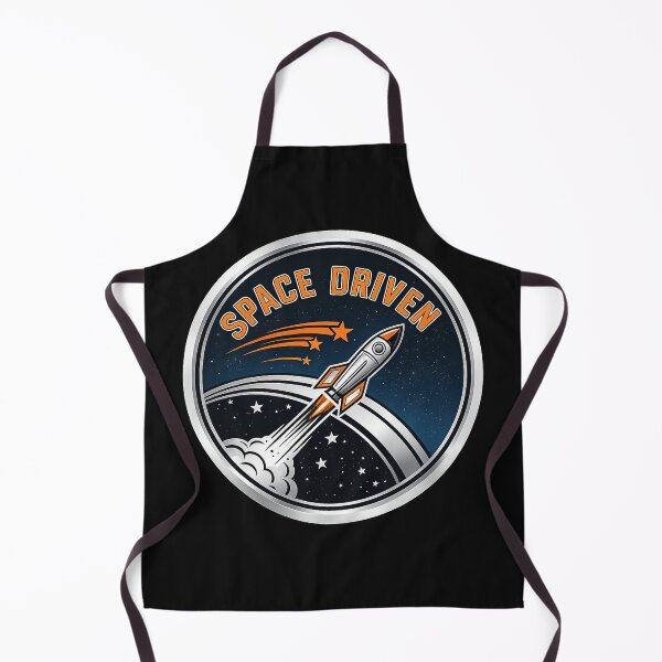 Item preview, Space Driven Rocket Badge – Retro Space Launch Design designed and sold by Altair_.