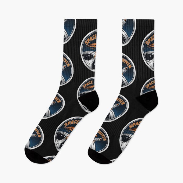 Item preview, Space Driven Rocket Badge – Retro Space Launch Design designed and sold by Altair_.