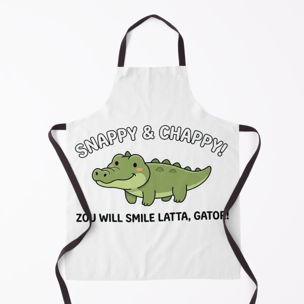 Item preview, Snappy & Chappy Zou Will Smile Latta Gator Cute Kawaii Alligator designed and sold by Owcomm.