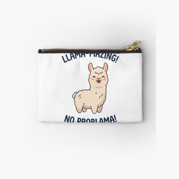 Item preview, Llama-Mazing No Problama! Cute Funny Llama Pun designed and sold by Owcomm.