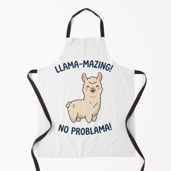 Item preview, Llama-Mazing No Problama! Cute Funny Llama Pun designed and sold by Owcomm.