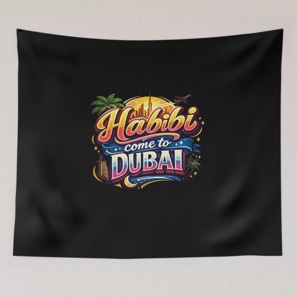 Item preview, Habibi Come to Dubai designed and sold by Newthingzy.