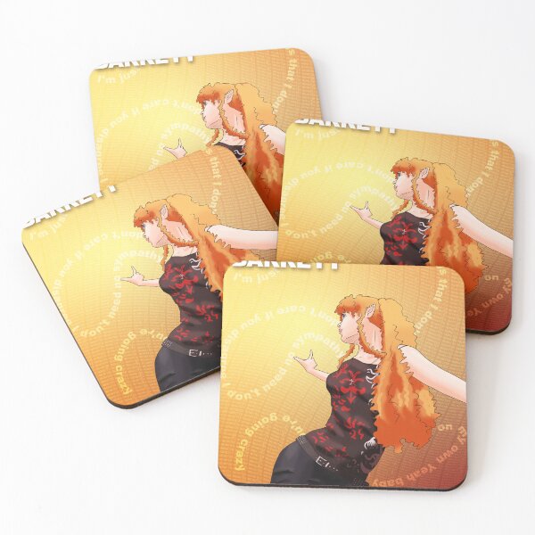 Item preview, Cool girl poster yellow and orange designed and sold by E-Shu.