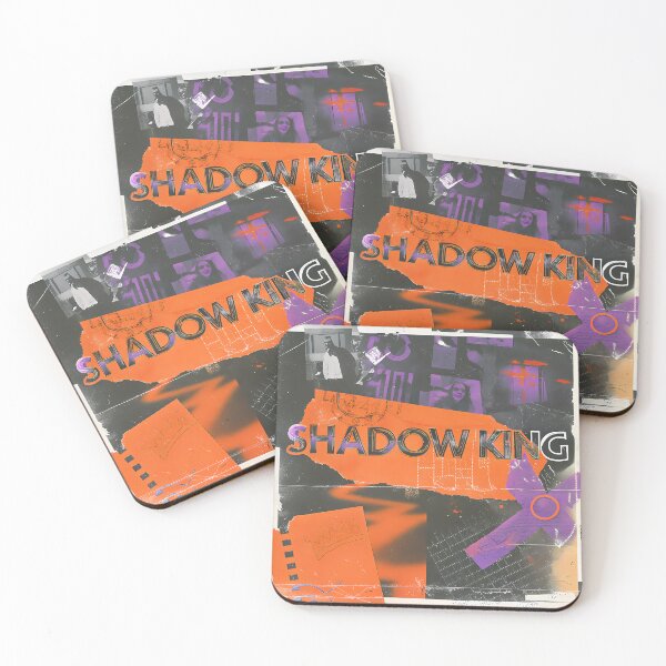 Item preview, Shadow King Vintage Grunge Collage Typography Collection Design designed and sold by ART ATTACK ZONE.