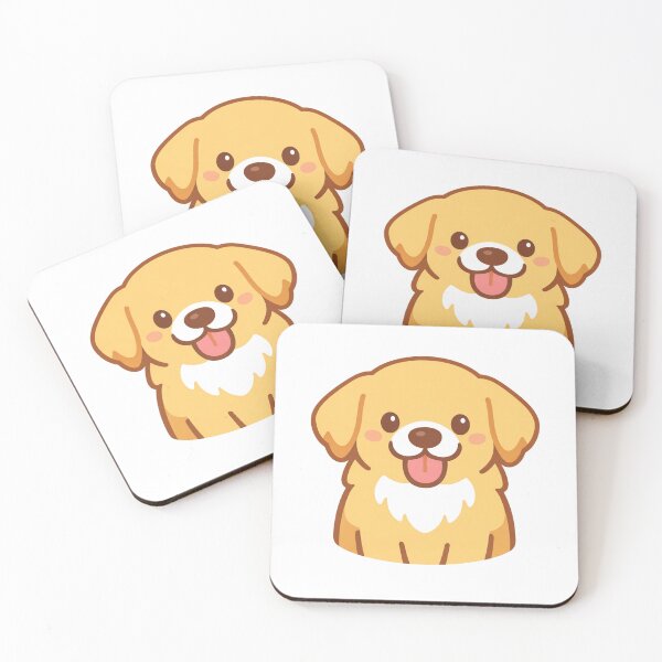 Item preview, Cute Golden Retriever Puppy Happy Smiling Face Kawaii Cartoon Dog Lover Gift designed and sold by Owcomm.