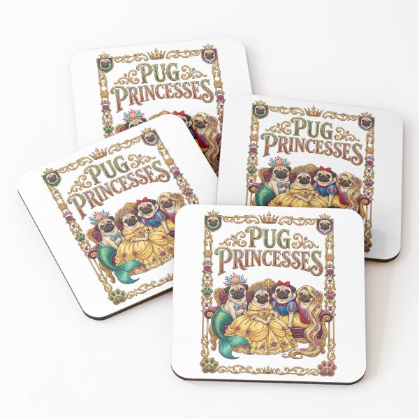 Item preview, Pug Princesses In Royal Ball Gowns designed and sold by TeeARTHY.