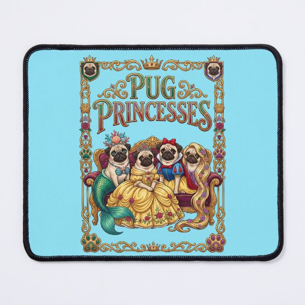 Item preview, Pug Princesses In Royal Ball Gowns designed and sold by TeeARTHY.