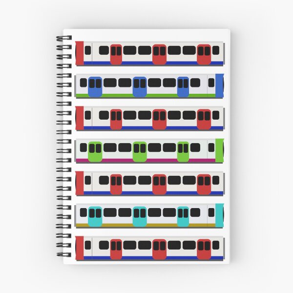 Item preview, Mind the Gap: London Tube Pattern (Colour) designed and sold by DesignsbyLouiza.