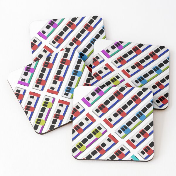 Item preview, Mind the Gap: London Tube Pattern (45 Diagonal Colour) designed and sold by DesignsbyLouiza.