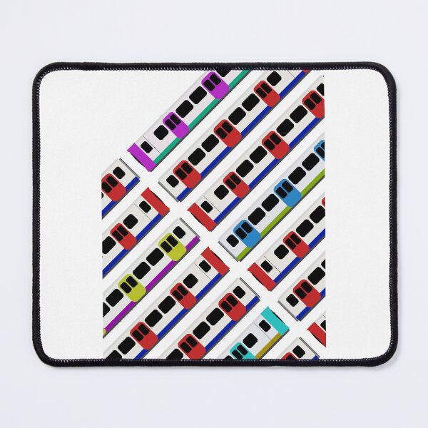 Item preview, Mind the Gap: London Tube Pattern (45 Diagonal Colour) designed and sold by DesignsbyLouiza.