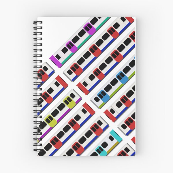 Item preview, Mind the Gap: London Tube Pattern (45 Diagonal Colour) designed and sold by DesignsbyLouiza.