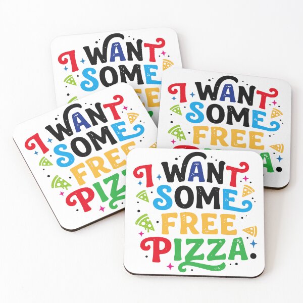 Item preview, I want some free pizza designed and sold by LOVEARTDESIGN.