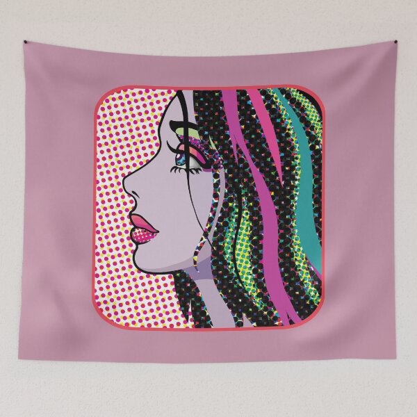 Item preview, Pop Art and Op Art Woman Portrait designed and sold by cremedecolor.