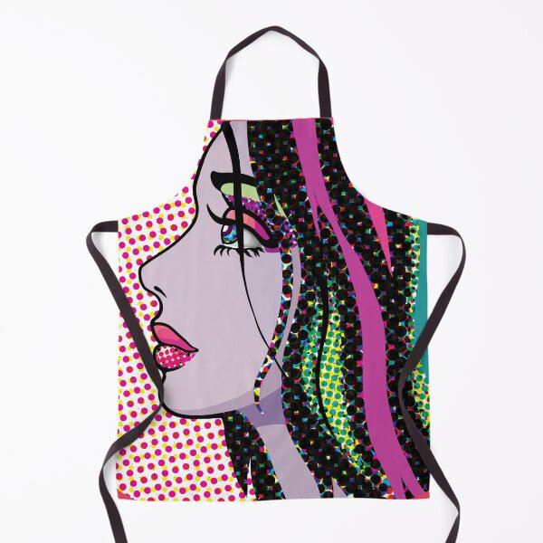 Item preview, Retrato de mujer en el Pop Art y el Op Art designed and sold by cremedecolor.
