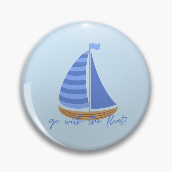 Item preview, Go with the Flow (Float) Sail Boat designed and sold by moodiemerch.