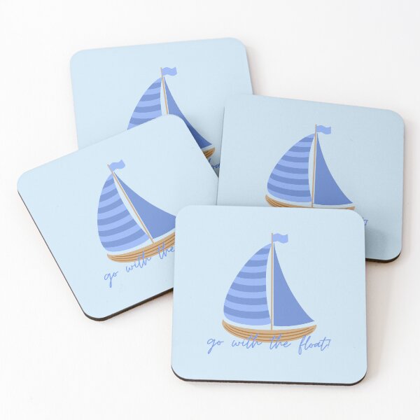 Item preview, Go with the Flow (Float) Sail Boat designed and sold by moodiemerch.