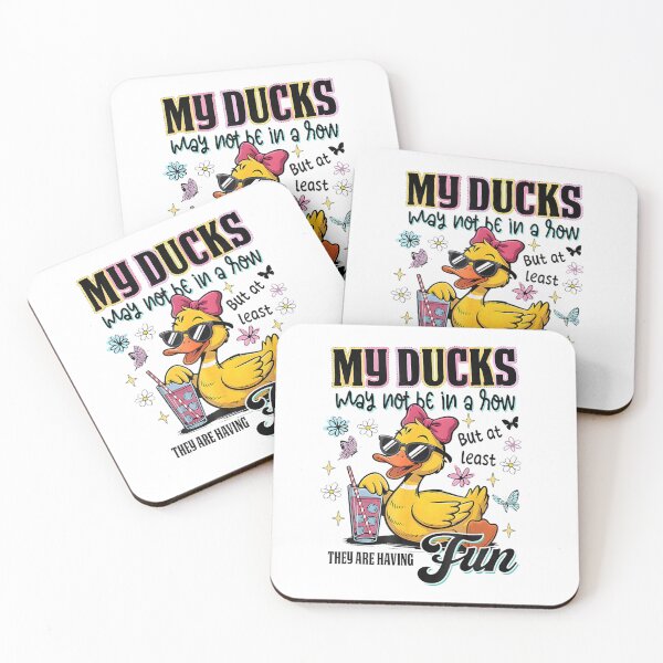Item preview, My Ducks May Not Be In A Row But They Are Having Fun Funny Summer designed and sold by Ali-printshop.