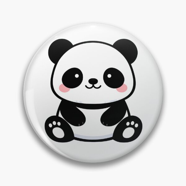Item preview, Cute Kawaii Panda Bear Sitting designed and sold by Owcomm.