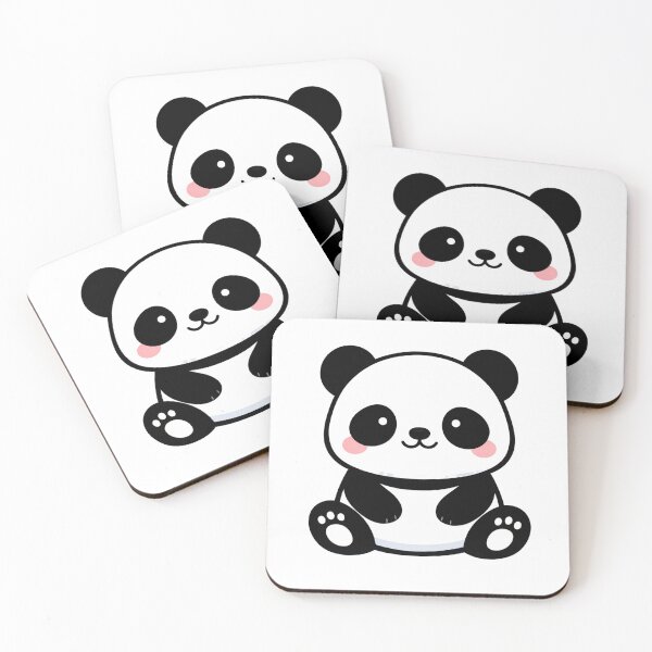 Item preview, Cute Kawaii Panda Bear Sitting designed and sold by Owcomm.