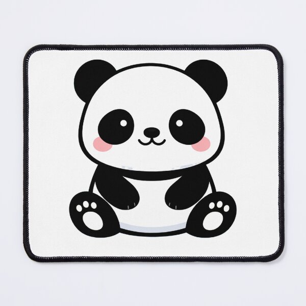 Item preview, Cute Kawaii Panda Bear Sitting designed and sold by Owcomm.