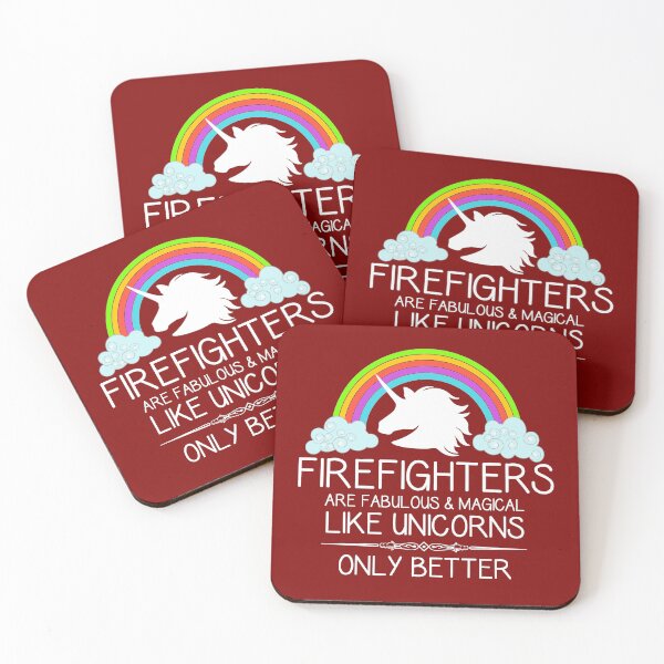 Item preview, Firefighters Are Like Unicorns - Funny Firefighter Gift Ideas For Fireman & Fire Fighter designed and sold by merkraht.