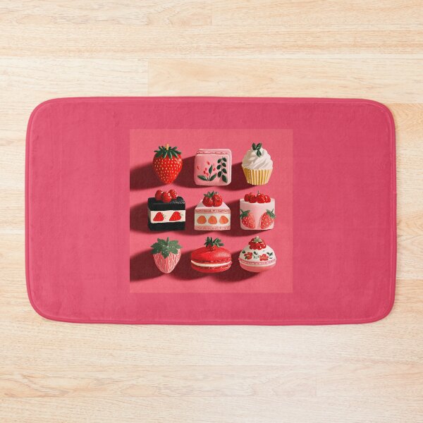 Item preview, Sweet Strawberry Dessert Collection 3D Clay Art designed and sold by colorful-white.