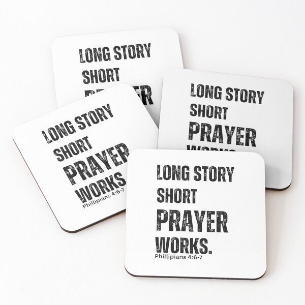 Item preview, Long Story Short Prayer Works designed and sold by Sonshine-Tees.
