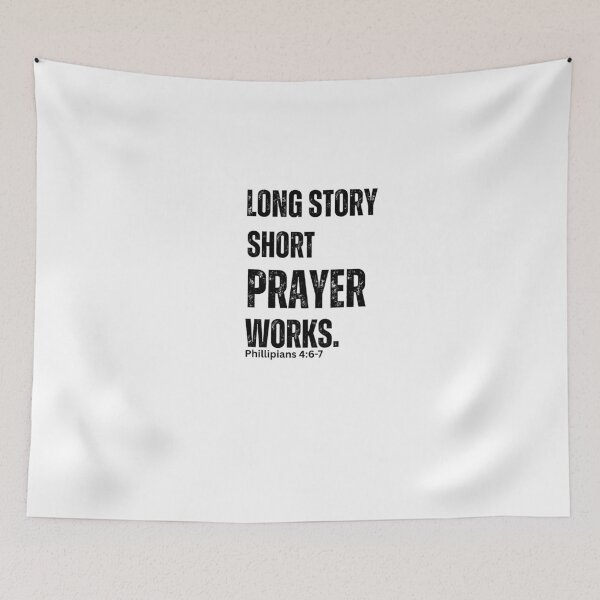 Item preview, Long Story Short Prayer Works designed and sold by Sonshine-Tees.