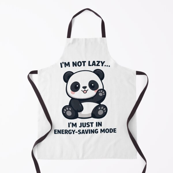 Item preview, I'm Not Lazy I'm Just in Energy Saving Mode Funny Panda designed and sold by Owcomm.