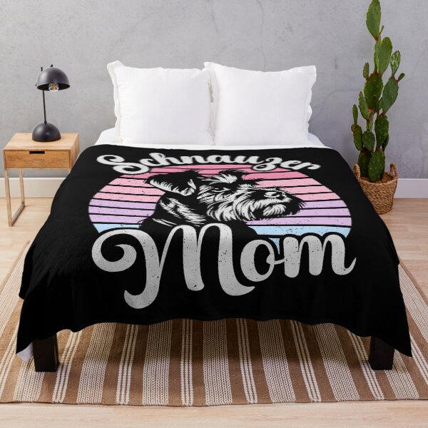 Artikelvorschau, Schnauzer-Mama-Hund Lustiges Muttertags-Retro-Vintage-Geschenk entworfen und verkauft von RayanPod.