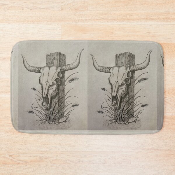 Item preview, Cow horn on old post designed and sold by Bartleartworx87.