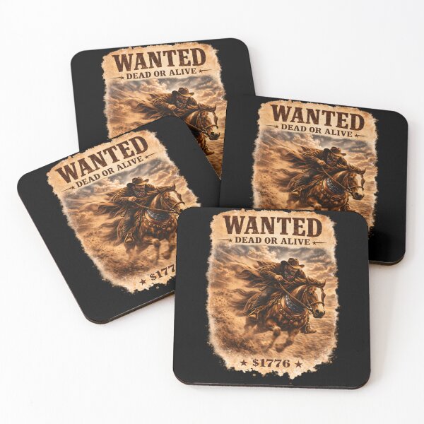 Item preview, Wanted Dead or Alive Cowboy 1776 Patriotic Western Design designed and sold by FREENATION2026.