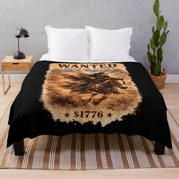 Item preview, Wanted Dead or Alive Cowboy 1776 Patriotic Western Design designed and sold by FREENATION2026.