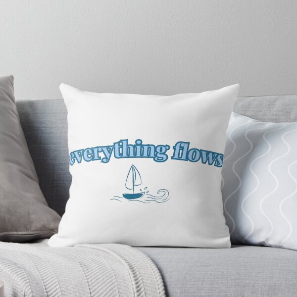 Item preview, Everything Flows Calm Aesthetic Minimal Quote designed and sold by muffinvibes.