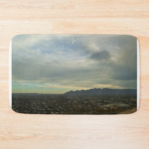 Item preview, Cityscape with Mountains and Clouds designed and sold by Phakade's Photos.