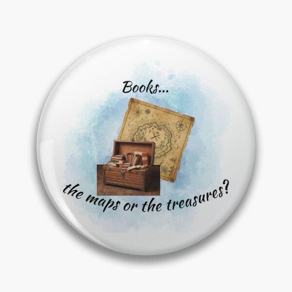 Item preview, Books... the maps or the Treasures? designed and sold by Lost Treasures by Phoenix.
