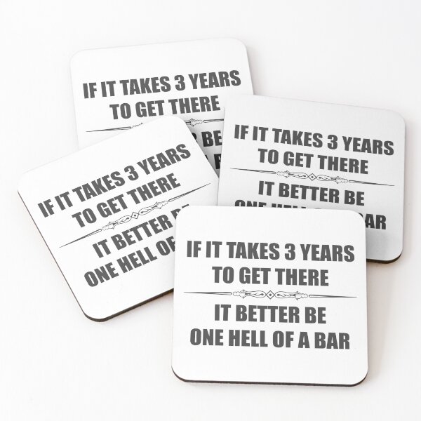 Item preview, Law Student Bar Exam Gifts - If It Takes 3 Years to Get There It Better Be One Hell of a Bar Funny Gift Ideas for Law School Students & Future Lawyer Attorney for Graduation designed and sold by merkraht.