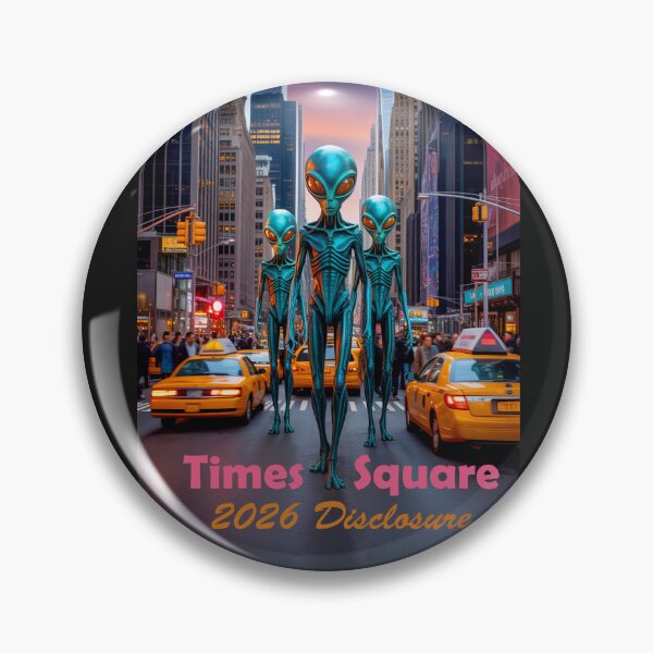 Artikelvorschau, Times Square – 2026: Disclosure entwirft das Szenario eines dramatischen Moments im Herzen des Times Square. entworfen und verkauft von DBM Photo Art 1.