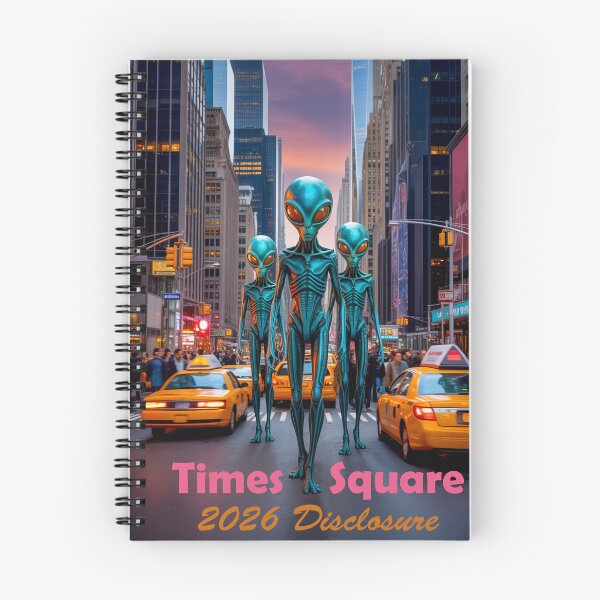 Artikelvorschau, Times Square – 2026: Disclosure entwirft das Szenario eines dramatischen Moments im Herzen des Times Square. entworfen und verkauft von DBM Photo Art 1.