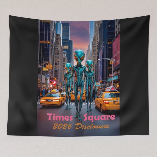 Item preview, Times Square — 2026 Disclosure imagines a dramatic moment in the heart of Times Square designed and sold by DBM Photo Art 1.