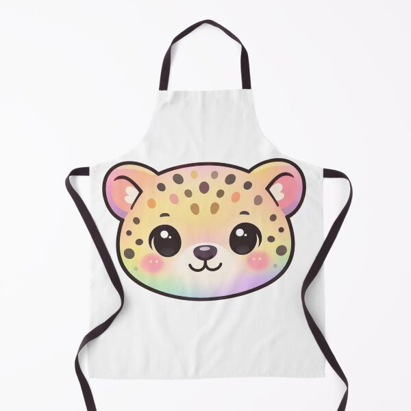 Item preview, Rainbow Pastel Kawaii Cheetah Face Cute designed and sold by Owcomm.