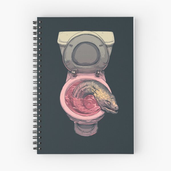 Item preview, Eel in the toilet designed and sold by TV Junkie Shop.