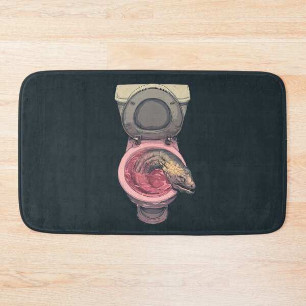 Item preview, Eel in the toilet designed and sold by TV Junkie Shop.
