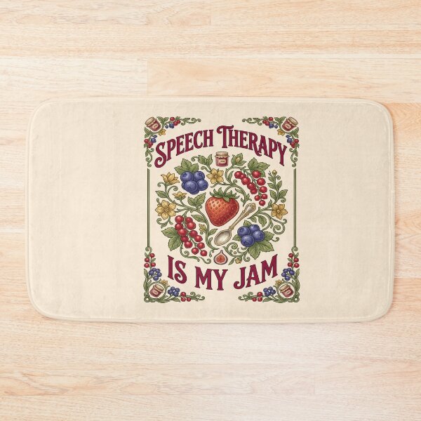Item preview, Speech Therapy Is My Jam Strawberr designed and sold by TeeARTHY.