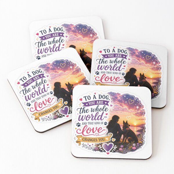 Item preview, To a Dog You Are the Whole World  designed and sold by DrakeDogShop.
